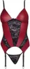 Cottelli LINGERIE Strapshemd rot/schwarz - Mit Produktbild-Vorschau 9
