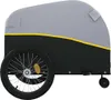 vidaXL Fahrradanhänger Schwarz und Gelb 45 kg Eisen Produktbild-Vorschau 7