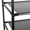Ruhhy Schuhregal - schwarz - 10-lagig - Metall/Kunststoff - Produktbild-Vorschau 4