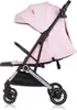 A side view of a pink baby stroller against a white background. Náhled obrázku produktu