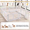 Enclos pour chien COSTWAY, avec porte à fermeture Voir les images du produit 3