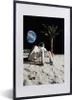 MuchoWow® Gerahmtes Poster Astronaut - Mond - Palme - Produktbild-Vorschau 1