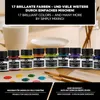 LM-Kreativ Porzellanfarbe Set 17 x 45 ml - Color Cosmos - Produktbild-Vorschau 4