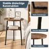 KOMFOTTEU Couchtisch rund, Ø39 cm Wohnzimmertisch klein mit Produktbild-Vorschau 6