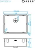 Solido 3D-Spüle CAPP45R10 Edelstahl Spülbecken - Produktbild-Vorschau 8
