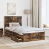 Bettrahmen Geräucherte Eiche 100 x 200 cm Ingenieurs Holz Produktbild-Vorschau 3