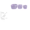 TOM TAILOR Corbeilles de rangement tressées Lot de 3 Lilas Voir les images du produit 10
