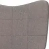 vidaXL Schaukelstuhl Taupe Stoff Produktbild-Vorschau 5