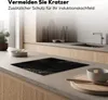 KitchenYeah® Kryt varné desky mramorový vzhled - - černý - Náhled obrázku produktu 7