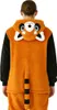 Pigiama Onesie Kigurumi Costume Travestimento Panda Rosso Anteprima dell’immagine prodotto 3