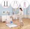 LARS360 Barre de gymnastique pliable Rose - Barre de Voir les images du produit 11