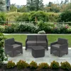 Outdoor-Lounge-Set Dbalestrer, Gartenkomposition mit 2 Produktbild-Vorschau 2