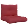 vidaXL Palettenkissen 2-tlg. Weinrot Stoff Produktbild-Vorschau 1