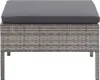 vidaXL 3-tlg. Garten-Lounge-Set mit Auflagen Poly Rattan Produktbild-Vorschau 9