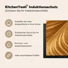 KitchenYeah© Herdabdeckplatte Nahaufnahme von Goldfarbe , Produktbild-Vorschau 6