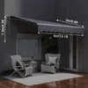 FIVMEN 400x300cm markýza se sklopným ramenem hliníková Náhled obrázku produktu 2