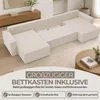GOLDSTOFF Amalia U-Sofa mit Schlaffunktion Bettkasten – Produktbild-Vorschau 3
