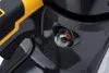 A close-up view of a small, clear bulb with a red interior, set into a black plastic housing. Yellow accents are visible on the left side of the image. Produktbild-Vorschau