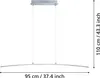 EGLO LED Pendellampe Lasana, 1 flammige Pendelleuchte, Produktbild-Vorschau 3