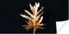 MuchoWow® Poster Blätter - Gold - Herbst - Natur - Luxus Produktbild-Vorschau 1