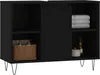 vidaXL Kúpeľňová skrinka čierna 80x33x60 cm Materiál drevo Náhľad obrázku produktu 3