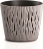 Sadzarka z wkładem Sandy Round mocca 18,9 cm Podgląd zdjęcia produktu 1