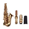 Mini Bb Sopransaxophon, Saxophon Messing Material Goldlack Produktbild-Vorschau 7