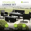 Juskys Polyrattan Gartenmöbel Sitzgruppe Turin Set 6 teilig Produktbild-Vorschau 6