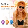 4-in-1 Kostüm Set für Fasching & Karneval – Vokuhila 80er & Produktbild-Vorschau 6