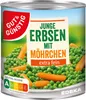 Gut & Günstig Junge Erbsen mit Möhrchen extra fein 6er Pack Produktbild-Vorschau 1