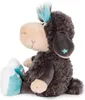 A plush toy sheep sitting on a white background. Podgląd zdjęcia produktu