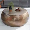 riess-ambiente Runder Couchtisch ORIENT 80cm kupfer Produktbild-Vorschau 1