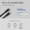 Accezz Autolader mit ausziehbaren Kabeln – USB-C / USB-C – Produktbild-Vorschau 3
