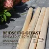 TIMBERMIK Holzpalisaden Ø 6x240 cm 4er-Set Beidseitig Produktbild-Vorschau 9