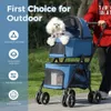 Purpurra Hundebuggy Haustierwagen Haustierbuggy mit Produktbild-Vorschau 7