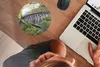 MuchoWow® Mauspad Mousepad Dampfzug inmitten der grünen Produktbild-Vorschau 3