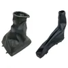 Schaltsack + Handbremssack Mit Rahmen Schwarz Leder Passend Produktbild-Vorschau 2