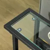 HOMCOM Odkladací stolík s látkovým vreckom, kovový rám, Náhľad obrázku produktu 9