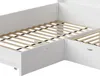 Flieks L-förmiges Bett Kinderbett 90x200cm mit Ausziehbett, Produktbild-Vorschau 5