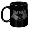 Batman Logo Tasse 325ml DC Comics gelb schwarz Kaffeetasse Produktbild-Vorschau 1