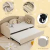 Abrihome Schlafsofa Tagesbett mit Ausziehbett 90x200cm, Produktbild-Vorschau 6