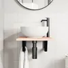 The Living Store Piano lavabo con staffa in acciaio e legno Anteprima dell’immagine prodotto 4