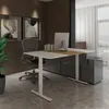 A modern office desk with a computer and chair. Produktbild-Vorschau
