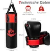 COSTWAY 10 kg Boxsack Set mit 8oz Boxhandschuhen & Produktbild-Vorschau 6