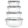 Vilde | Lunchboxen Set - Glasbehälter - 4 Stück - 1,3 L Bis Produktbild-Vorschau 7