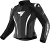 SHIMA Miura 2.0 Damen Motorrad Lederjacke, schwarz/weiß, 42 Produktbild-Vorschau 1
