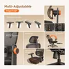 A collage of close-up images showcasing the adjustable features of an ergonomic office chair. Produktbild-Vorschau