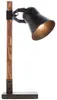 BRILLIANT Lampe Plow Tischleuchte schwarz stahl/holz | 1x Produktbild-Vorschau 2