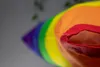 Bunte Baumwoll-Einkaufstasche 38x42 cm – Regenbogen Produktbild-Vorschau 5
