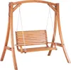 BELIANI Hollywoodschaukel Lärchenholz Outdoor Terrasse Produktbild-Vorschau 1